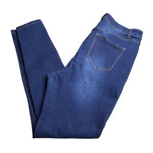 Fashion Nova Womens Skinny Jeans 14 High Rise Dark Wash Stretch